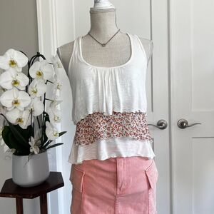 Vintage 00's Ruffle Tank Top